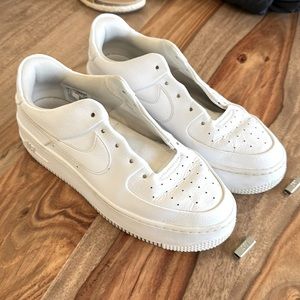 Nike Air Force 1. White. Women’s size 9.5.